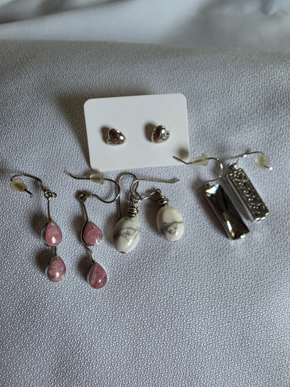 4 Pair Misc Earrings